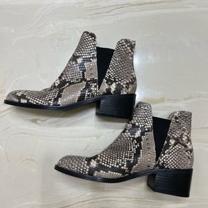 Steve Madden Snakeskin Booties - womens 6.5